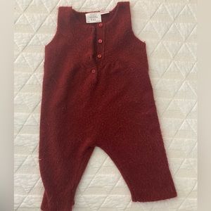 Baby Zara Wool Cranberry Jumper 12 Months